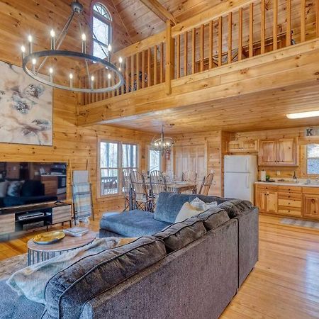 Mtn Cabin Sleeps 10 - 5 Mins To Fishing & Camping إليجاي المظهر الخارجي الصورة