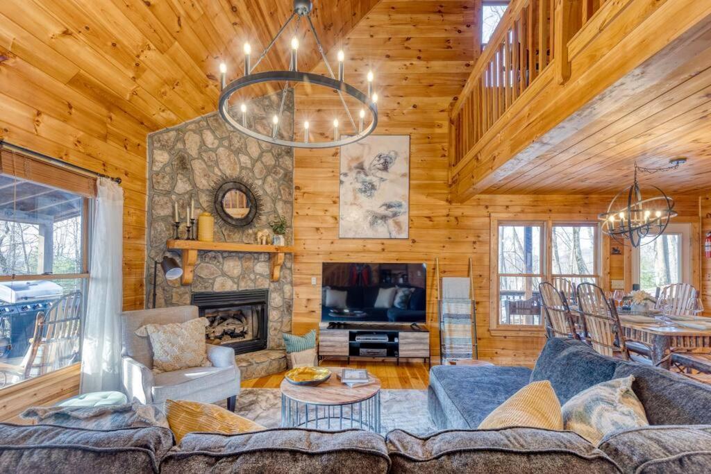 Mtn Cabin Sleeps 10 - 5 Mins To Fishing & Camping إليجاي المظهر الخارجي الصورة