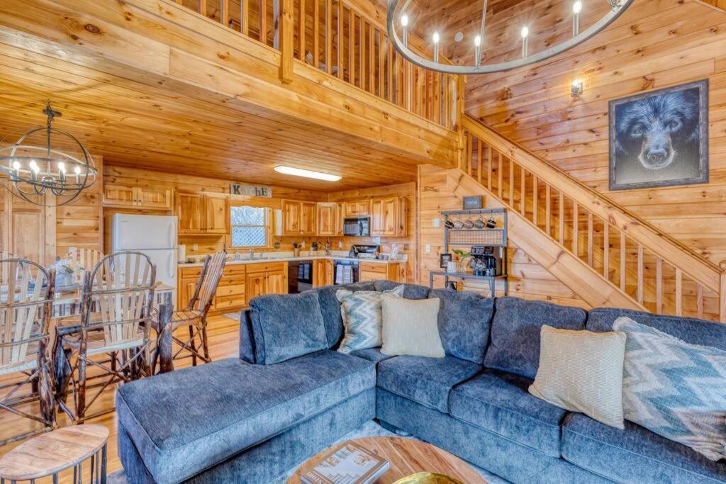 Mtn Cabin Sleeps 10 - 5 Mins To Fishing & Camping إليجاي المظهر الخارجي الصورة